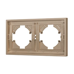 Фото #1 товара Рамка пластиковая FRM-TENDO-PL-2-GD (Arlight, Песочный)