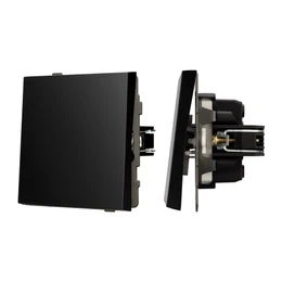 Фото #1 товара Механизм выключателя одноклавишный перекрёстный SWT-TENDO-MKX1-PL-BK (230V, 10A) (Arlight, Черный)