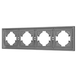 Фото #1 товара Рамка пластиковая FRM-TENDO-PL-4-GR (Arlight, Графитовый)