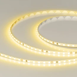 Фото #1 товара Светодиодная лента RT-A120-5mm 24V Yellow (9.6 W/m, IP20, 2835, 5m) (Arlight, узкая)