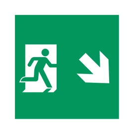 Фото #1 товара Пиктограмма EMGP-MARK-MA-RDOWN (Человек, Вниз-Вправо) (Arlight, Пластик)