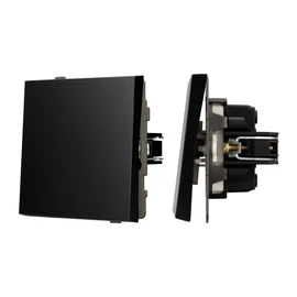 Фото #1 товара Механизм выключателя одноклавишный перекрёстный SWT-TENDO-MKX1-PL-BK (230V, 10A) (Arlight, -)