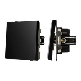 Фото #1 товара Механизм выключателя одноклавишный непроходной SWT-TENDO-MK01-PL-BK (230V, 10A) (Arlight, -)