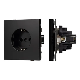 Фото #1 товара Механизм электрической розетки SCT-TENDO-MEU1-PL-BK (230V, 16A) (Arlight, -)