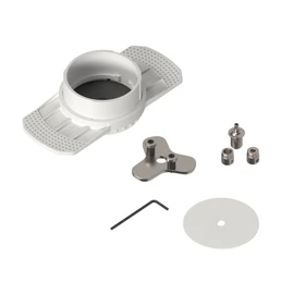 Фото #1 товара Вывод провода питания для гипсокартонного потолка SPX-CAP-FDW-R64-C6.5 (Белый RAL9003) (Arlight, Металл)
