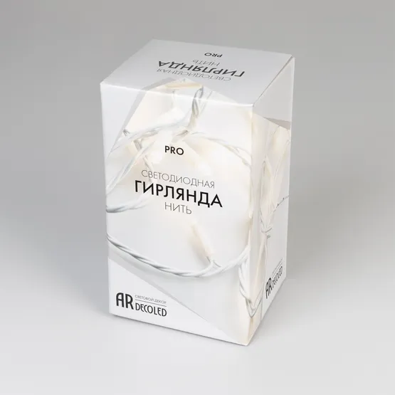 Фото #5 товара Светодиодная гирлянда ARD-STRING-PRO-1000-GREEN-100LED-MILK-PULSE Warm (230V, 7W) (Ardecoled, IP65)