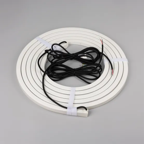 Фото #3 товара Светодиодная лента герметичная NOVA-TOP-PU-A120-16x15mm 24V Warm2700 (10 W/m, IP68, 5m, wire x2) (Arlight, Полиуретан)