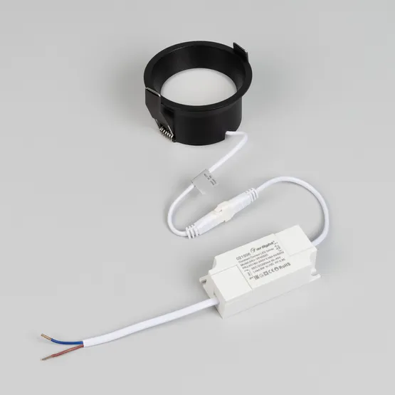 Фото #5 товара Светильник MS-BREEZE-BUILT-R82-9W Warm3000 (BK, 80 deg, 230V) (Arlight, IP20 Металл, 3 года)