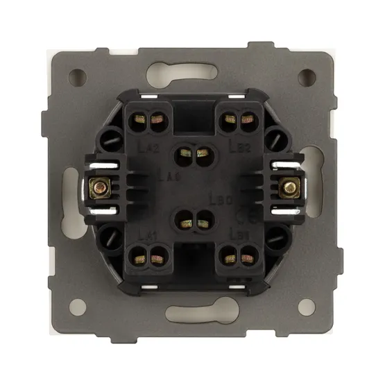 Фото #3 товара Механизм выключателя одноклавишный перекрёстный SWT-TENDO-MKX1-SFPL-WH (230V, 10A) (Arlight, -)