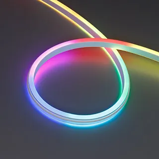 Фото #1 товара Светодиодная лента герметичная SPI WAVE-SIDE-DOUBLE-BM168-16x15mm 24V RGBW-Day (15 W/m, IP67, 5m, wire x1) (Arlight, Вывод боковой, 5 лет)