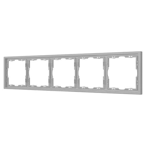 Фото #1 товара Рамка пластиковая FRM-NOBE-SFPL-5-IS (Arlight, Никель)