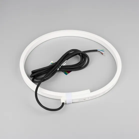 Фото #7 товара Светодиодная лента герметичная NOVA-SIDE-PU-B84-12x20mm 24V RGB-Warm (15 W/m, IP68, 1m, wire x1) (Arlight, Полиуретан)