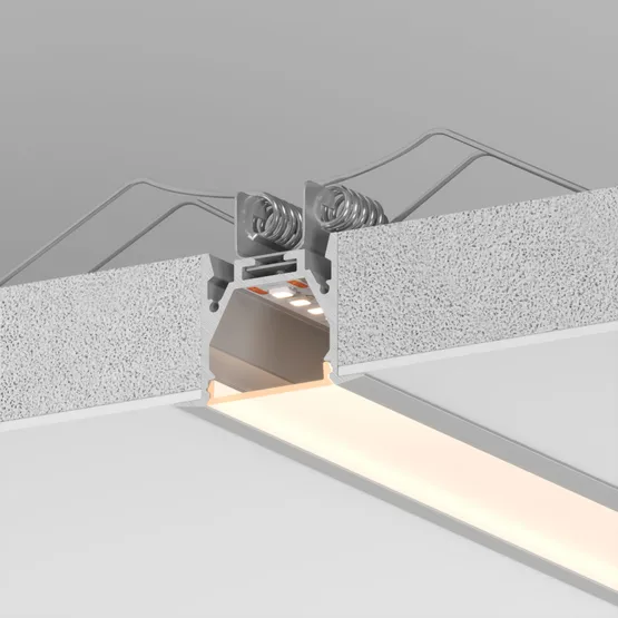 Фото #5 товара Профиль LINIA25-F-2000 ANOD  (Arlight, Алюминий)