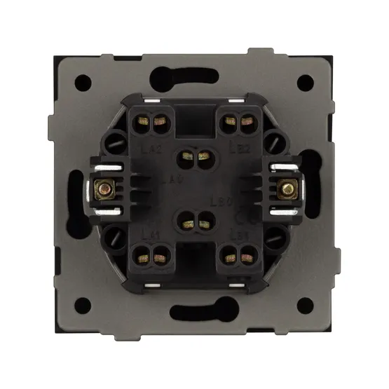 Фото #2 товара Механизм выключателя одноклавишный перекрёстный SWT-TENDO-MKX1-PL-GR (230V, 10A) (Arlight, -)