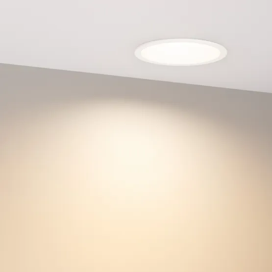 Фото #4 товара Светильник MS-BREEZE-BUILT-R104-12W Warm3000 (WH, 90 deg, 230V) (Arlight, IP20 Металл, 3 года)