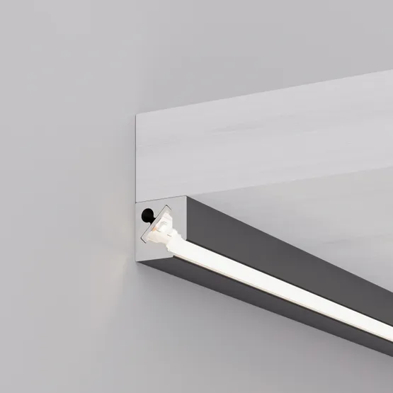 Фото #5 товара Профиль с экраном SL-KANT-H10-SQUARE-2000 IRON GREY (Arlight, Алюминий+пластик)