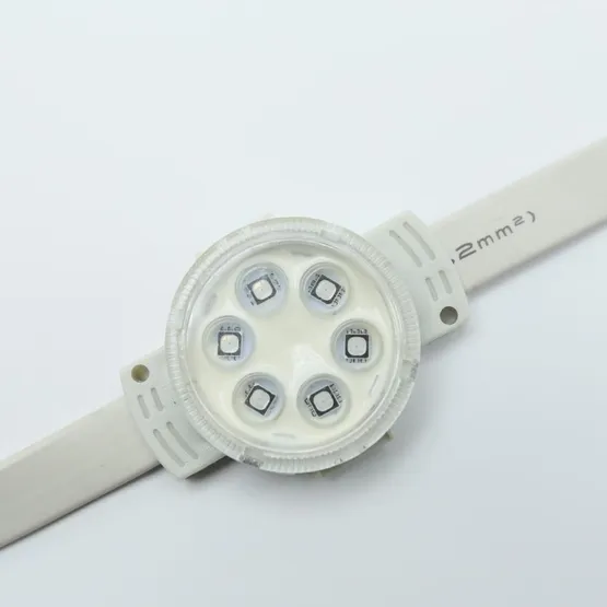 Фото товара Модуль управляемый DMX-H6-D40 24V RGB (1.4W, IP67, 120 deg) (Arlight, Пластик, 3 года)
