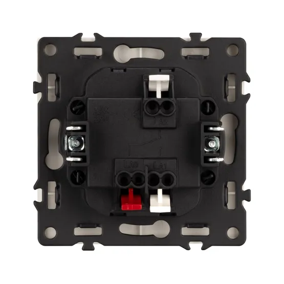 Фото #2 товара Механизм выключателя одноклавишный проходной SWT-NOBE-MKP1-SFPL-IS (230V, 10A) (Arlight, Никель)