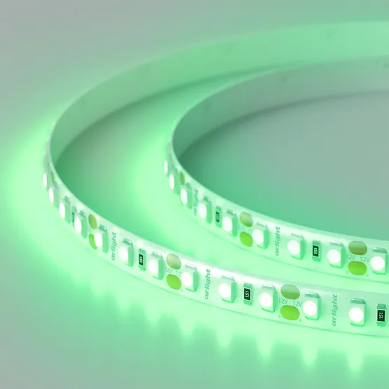 Фото #5 товара Светодиодная лента RTW 2-5000SE 12V Green 2x (3528, 600 LED, LUX) (Arlight, 9.6 Вт/м, IP65)