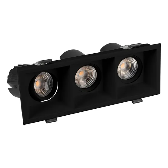 Фото #3 товара Светильник MS-FLOW-BUILT-S230x85-3x6W Day4000 (BK, 15 deg, 230V) (Arlight, IP20 Металл, 5 лет)