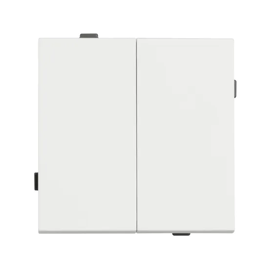 Фото #3 товара Механизм выключателя двухклавишный проходной SWT-TENDO-MKP2-SFPL-WH (230V, 10A) (Arlight, -)