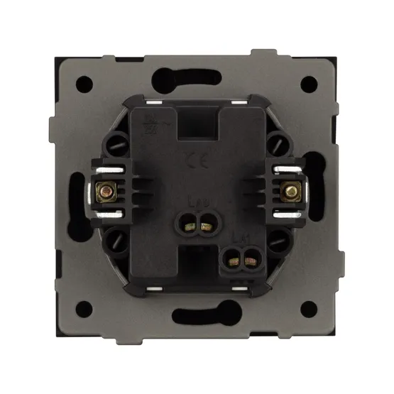 Фото #2 товара Механизм выключателя одноклавишный непроходной SWT-TENDO-MK01-PL-GR (230V, 10A) (Arlight, -)