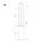 Минифото #8 товара Светильник LGD-CASTELLO-BOLL-H1000-20W Warm3500-MIX (GR, 80 deg, 230V) (Arlight, IP65 Металл, 5 лет)