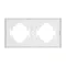 Минифото #2 товара Рамка пластиковая FRM-TENDO-SFPL-2-WH (Arlight, -)