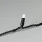 Минифото #10 товара Светодиодная гирлянда ARD-STRING-CLASSIC-20000-BLACK-200LED-MILK-SYNC RGB (230V, 13W) (Ardecoled, IP65)